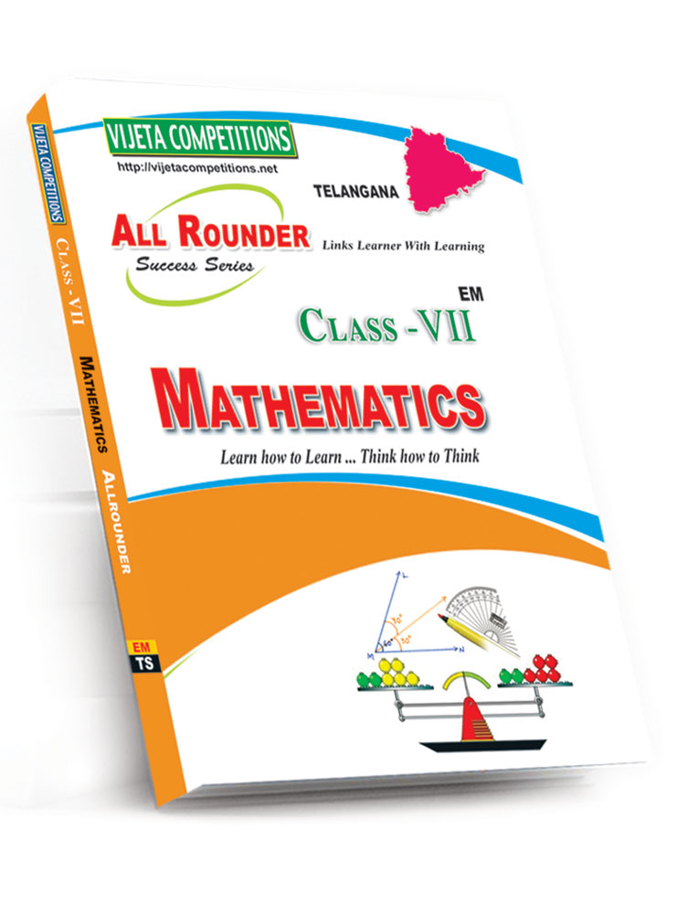 TS-VIIth-Class-Maths TS VIIth Class Maths (English Medium) (Rs. 109 after discount Rs.76) - Image 1