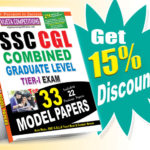SSC Combined Graduate Level Examination Top 33 Model papers (Rs. 179 after discount Rs.153), English Medium