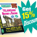 Telangana History & Culture (English Medium) (Rs. 399 after discount Rs.339)