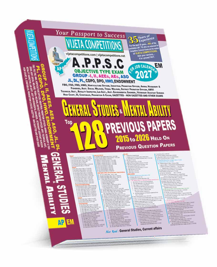 AP-GS-Top-128-PP-EM-2026-1 APPSC General Studies & Mental Ability Top 128 Previous Papers (English Medium) Rs. 799 - Image 1