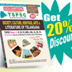 TSPSC Society, Culture, Heritage, Arts and Literature of Telangana (English Medium) Rs.139