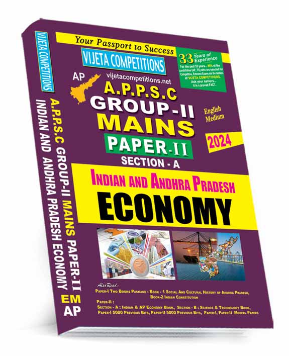 APPSC-Gr-II-Paper-II-Mains-S-A-Indian,-AP-Economy-2024 APPSC Group-II Mains Paper-II Indian & Andhra Pradesh Economy English Medium (Rs.699) - Image 1