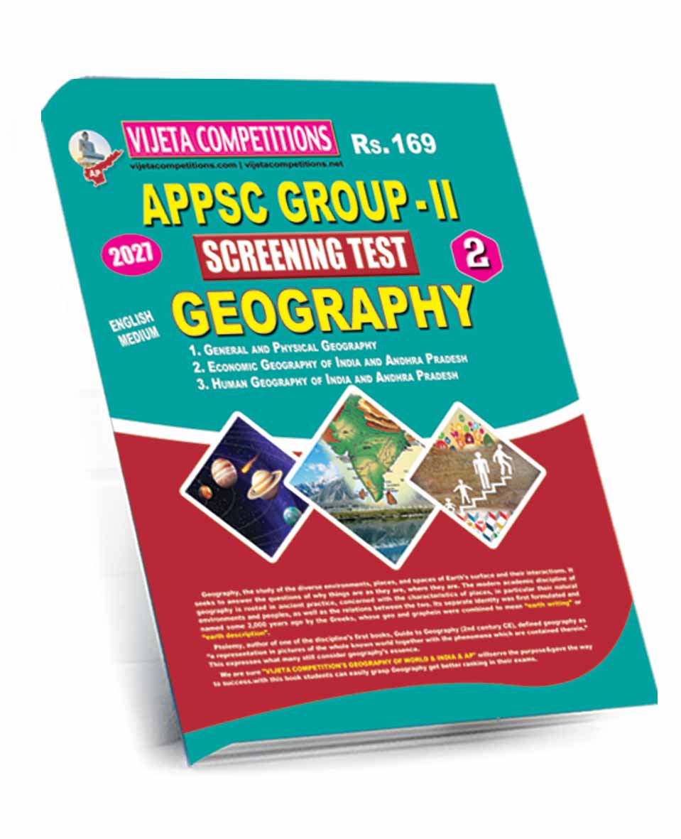 APPSC-Gr-II-Geography-A3-EM-26-Sep-2026 APPSC Group-II Screening Test Geography A3 Book English Medium (Rs.169) - Image 1