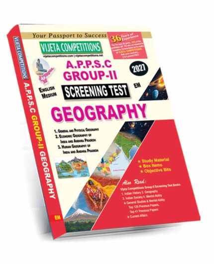 APPSC Group-II Screening Test Geography Book English Medium (Rs.449)